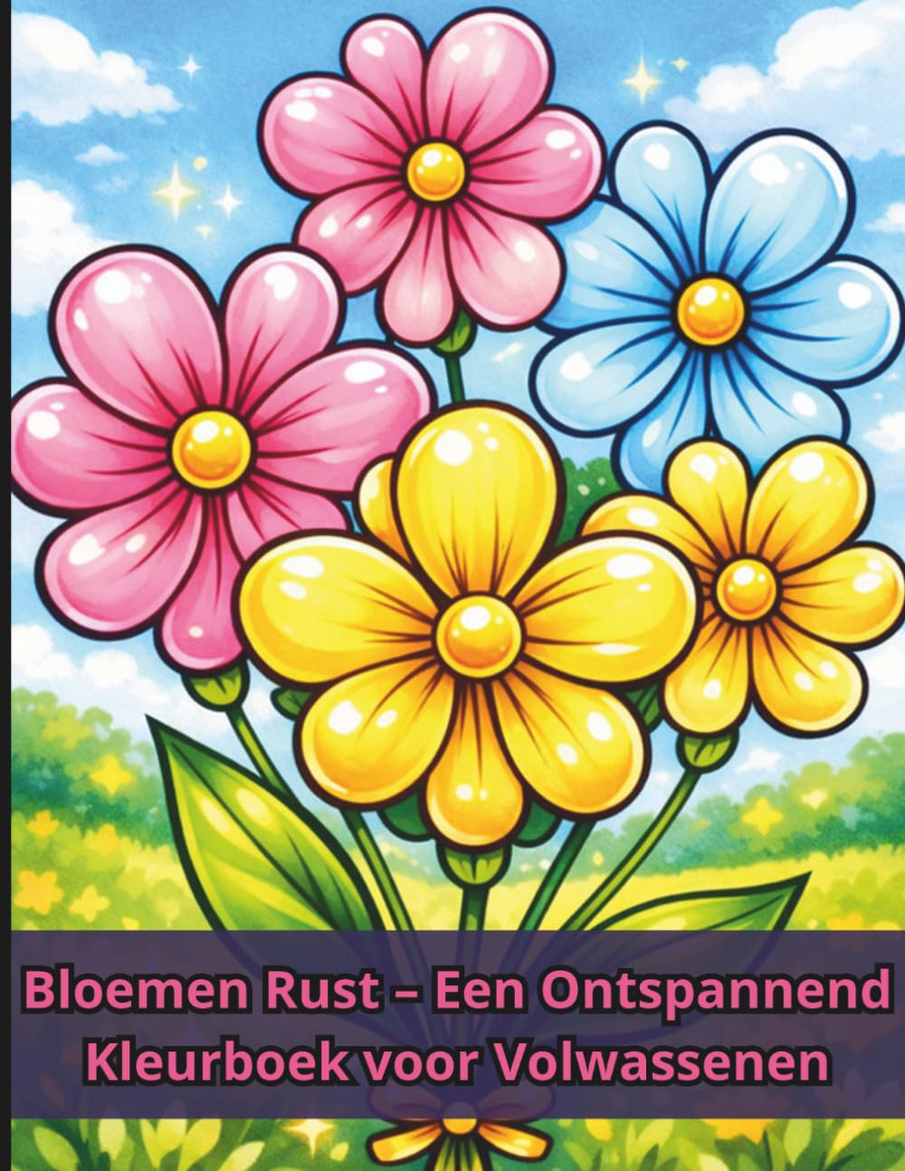 Bloemen Rust – Een Ontspannend Kleurboek voor Volwassenen: Prachtige bloemen, mandala-stijl ontwerpen en kalmerende illustraties voor stressverlichting en mindfulness