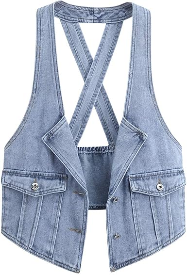 amazon jean vest