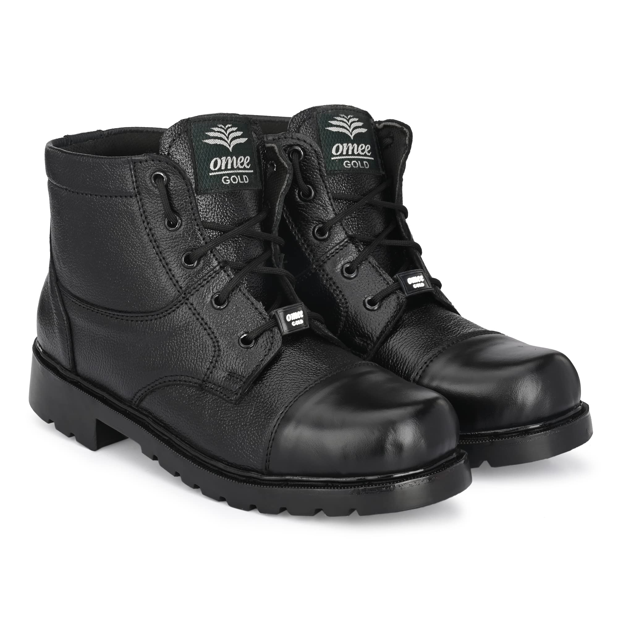 OMEE GOLD Mens Para Commando NCC/Military/Army Genuine Leather Boots, Black, 8 UK (B08HR598M1) Amazon Price History, Amazon Price Tracker