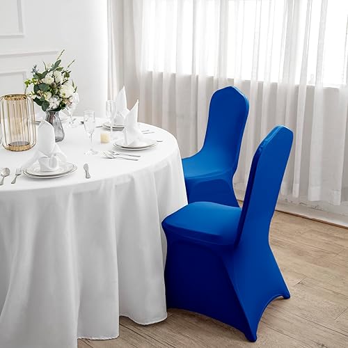 Vista 79 de Funda de elastano para silla, 12 unidades, fundas para silla, fundas para sillas de sala de estar, funda extraíble lavable y elástica para silla