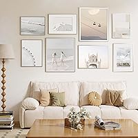 Vista 228 de Fun Memories Portarretratos de metal de 16 x 20 pulgadas con paspartú de 11 x 14 pulgadas, acabado de aluminio cepillado, parte delantera de vidrio