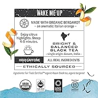 Vista 33 de Numi Té Earl Grey envejecido orgánico, 100 bolsitas de té, té negro con naranja bergamota, cafeína