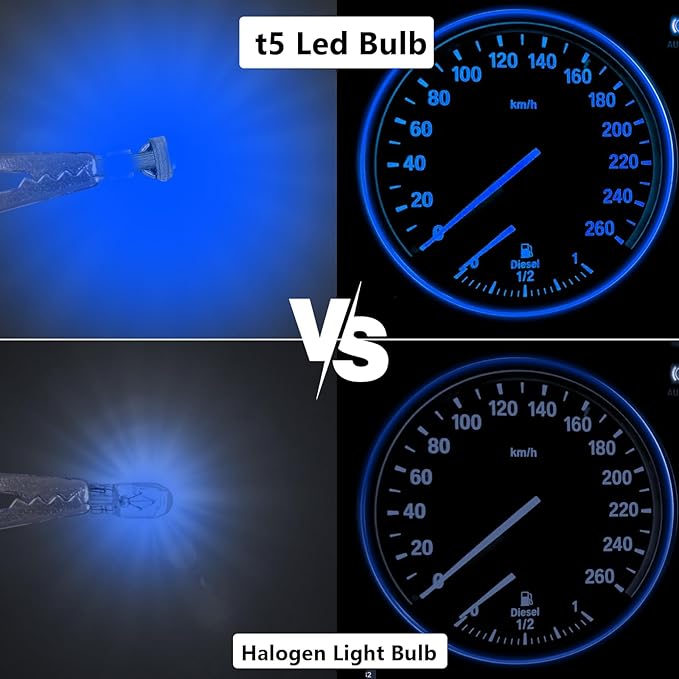 12 LED T5 74 73 37 2721 Panel Instrumento Azul Ecocstm miniatura 5