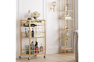 TUTOTAK Bar Cart: The Epitome of Glamorous Serving and Storage