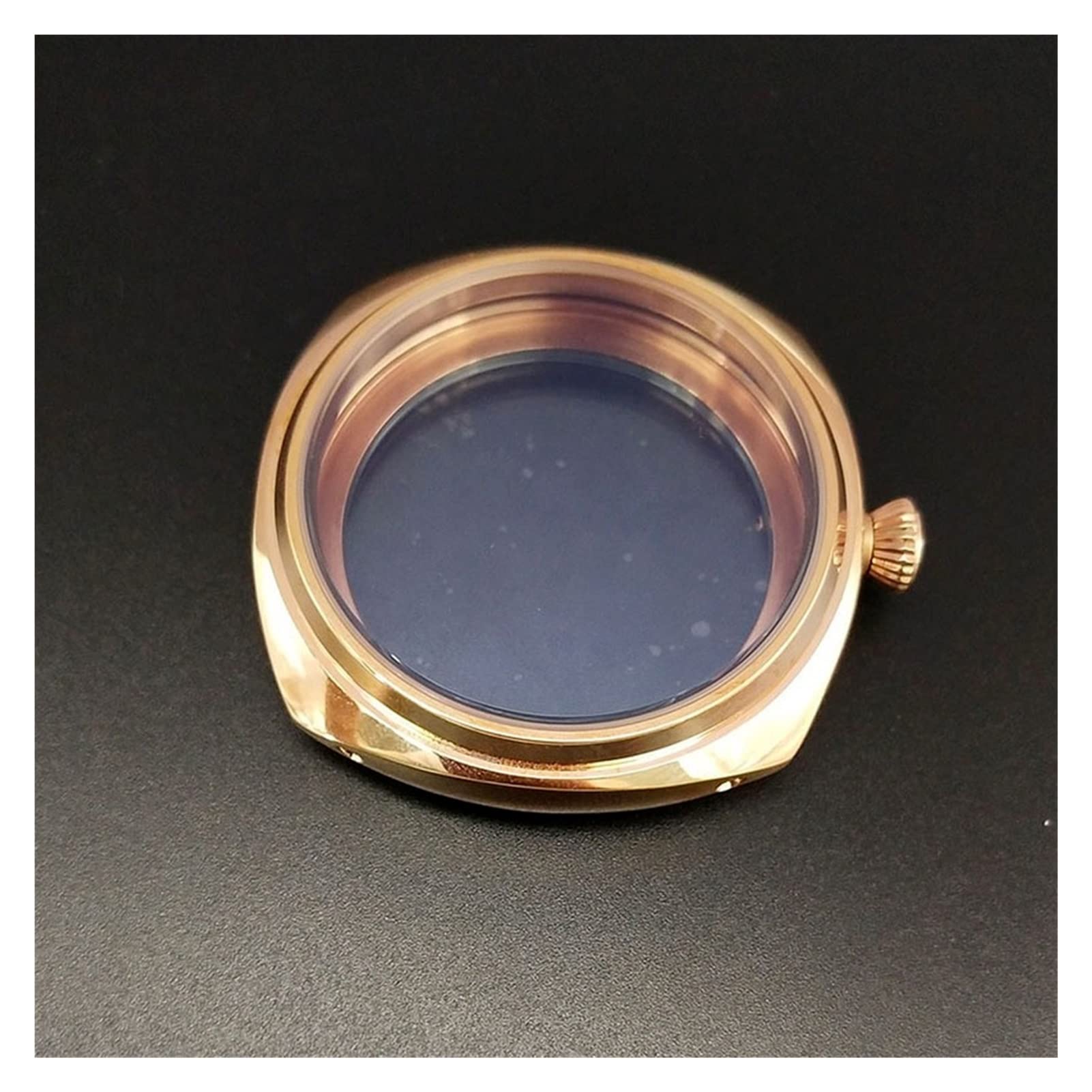 45 mm obudowa zegarka zegarek polerowana stal nierdzewna złota obudowa kompatybilna z ETA 6497/6498 mechanizm akcesoria do zegarków części naprawcze obudowa zegarka ramka