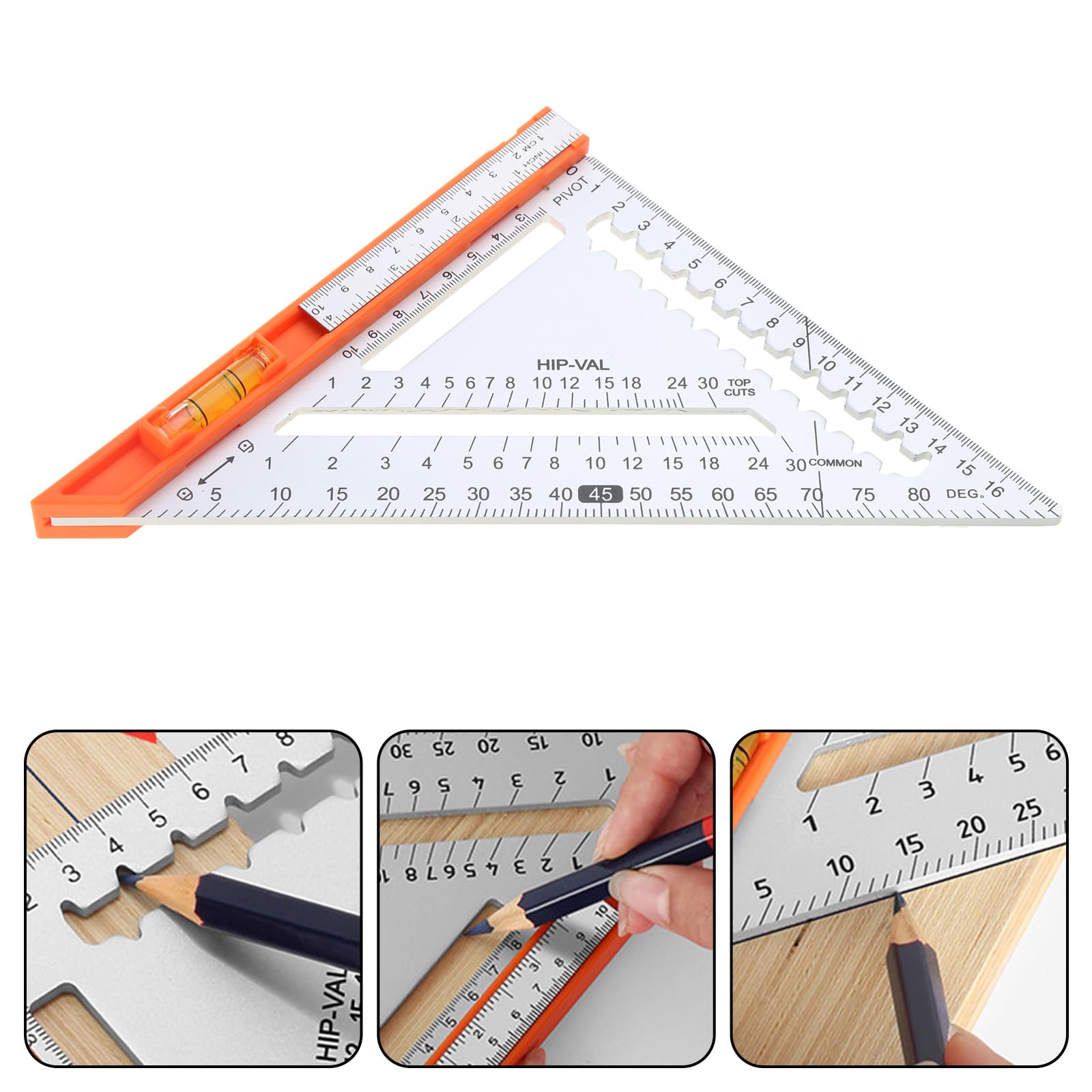 Multifunctional Woodworking Square With Level 8inch Aluminum Alloy TriangleRuler Carpentry Square For Woodworking Gift Carpenter Square Multifunctional Try Square Metal Aluminium Ruler AnglesGuide Try