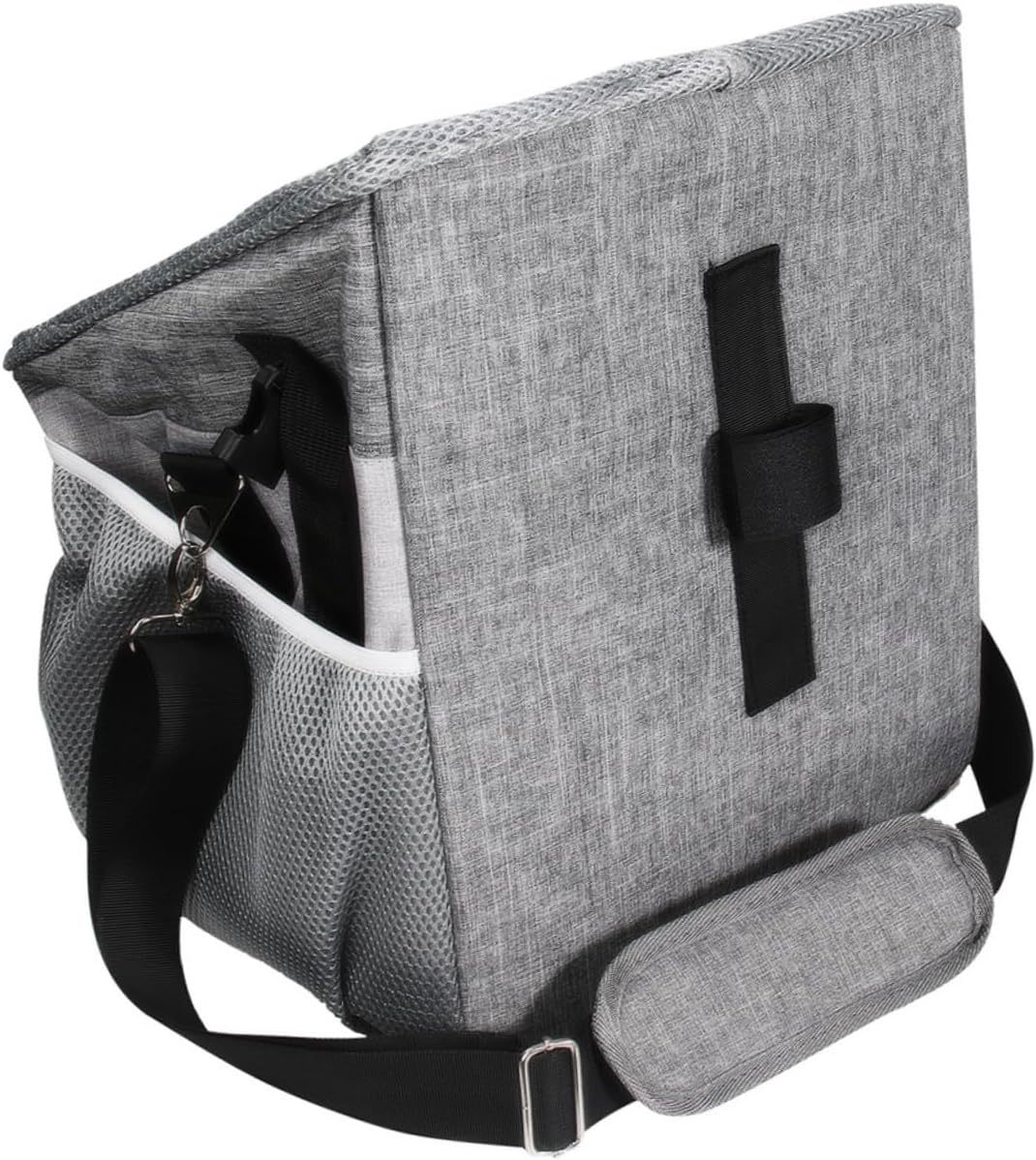 1Pc Collapsible Pet Bike Basket Detachable Oxford Cloth Dog Carrier for Comfortable to Fits Bikes Stylish Design