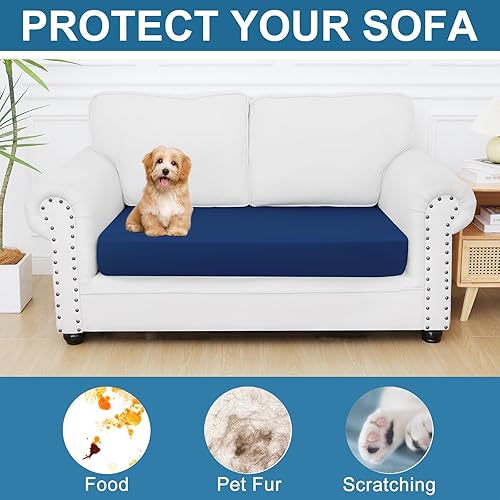 Miniatura 395 de Smiry Fundas de cojín de sofá con estampado, fundas de sofá elásticas y suaves para sofá, funda de sofá antideslizante lavable protector de muebles