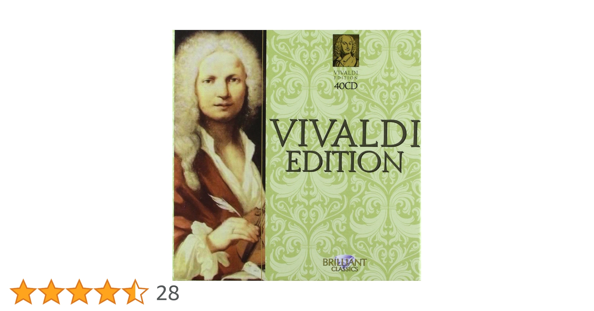 『傑作集アントニオ・ヴィヴァルディ』40 CD BOX 中古CD　美品 Amazon.co.jp: Vivaldi Edition =box=: ミュージック