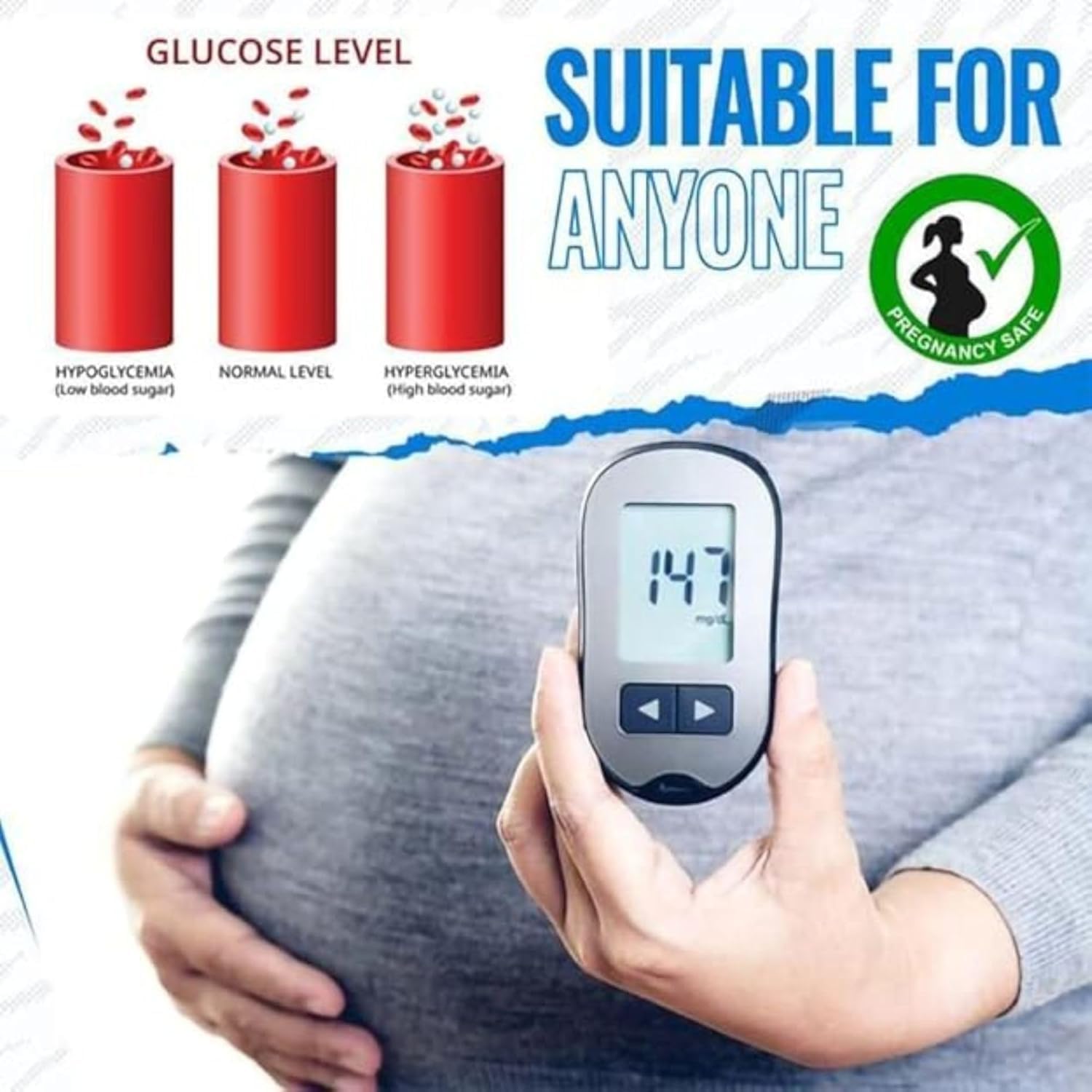 matel Ring Diabetes Control Blood Sugar Management Therapy Health Ring for Acupressure - Image 8 thumbnail