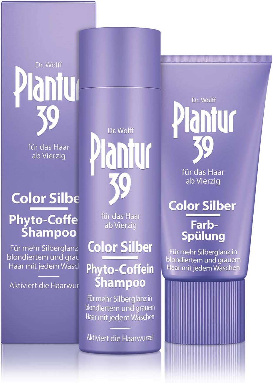 Plantur 39 Color Silver Phyto Caffeine Shampoo 250ml + Colour