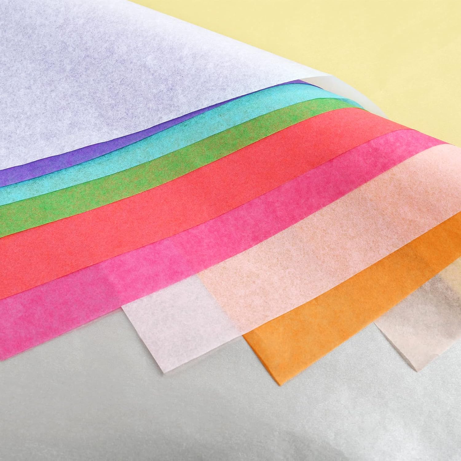 84 Sheets (20" x 26") Tissue Paper for Gift Bags, 28 Assorted Colored Tissue Paper for Gift Wrapping, Tissue Paper Bulk for Packaging, Rainbow Colorful Tissue Paper for Crafts & Art Projects
