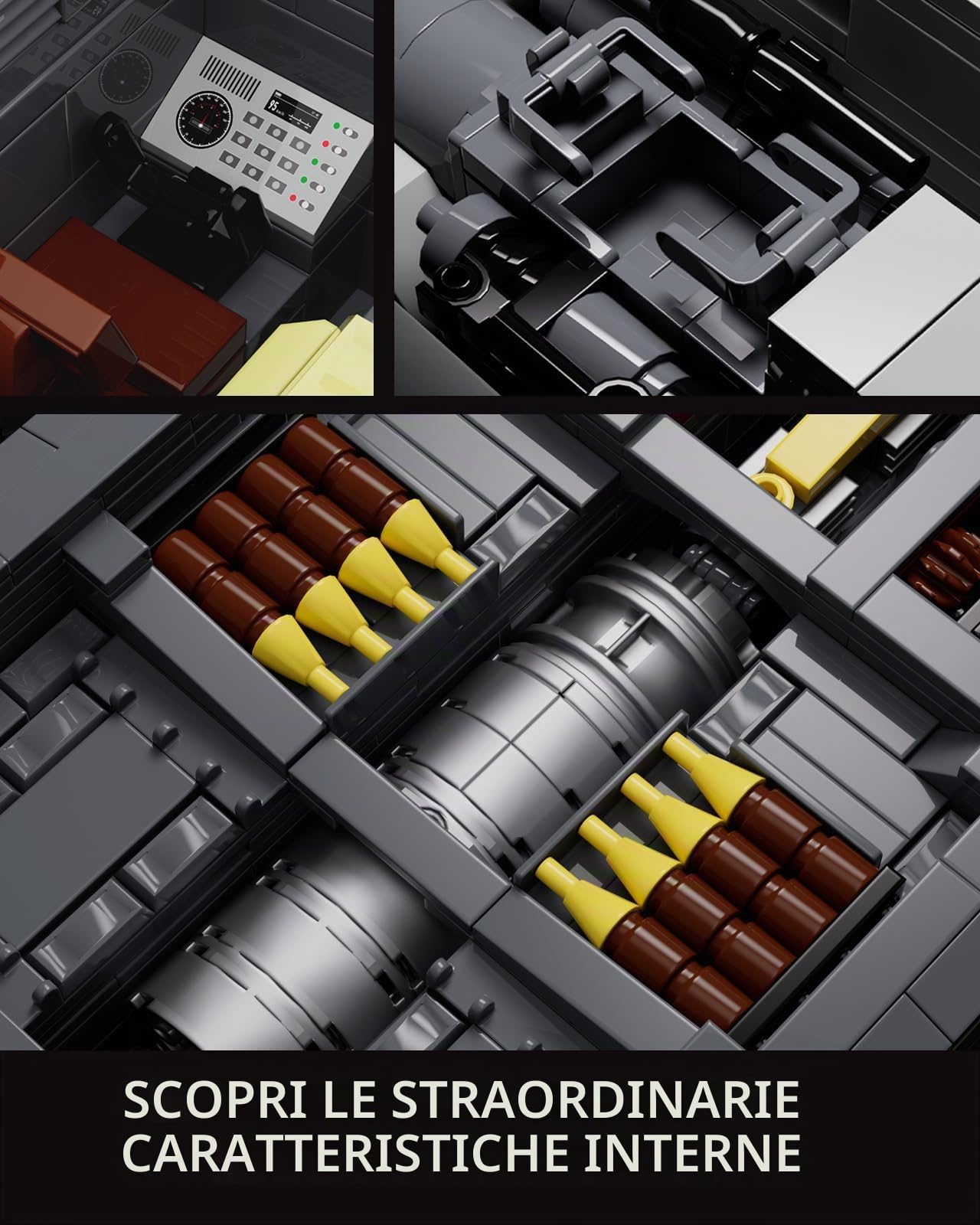 Nifeliz Set di costruzioni di carro armato Maus, militare modello da collezione dell'esercito da costruire per adulti, Regalo per Uomo e Donna (2272 pezzi, NF10289)