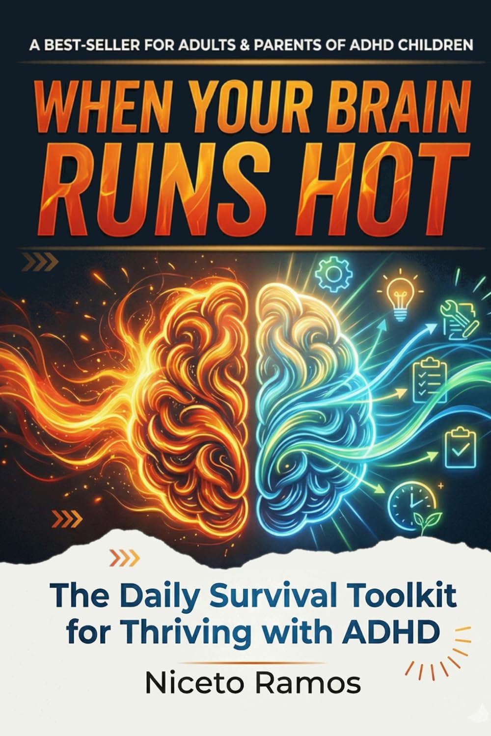 When Your Brain Runs Hot: The Daily Survival Toolkit for Thriving with ADHD (Mindfulness)