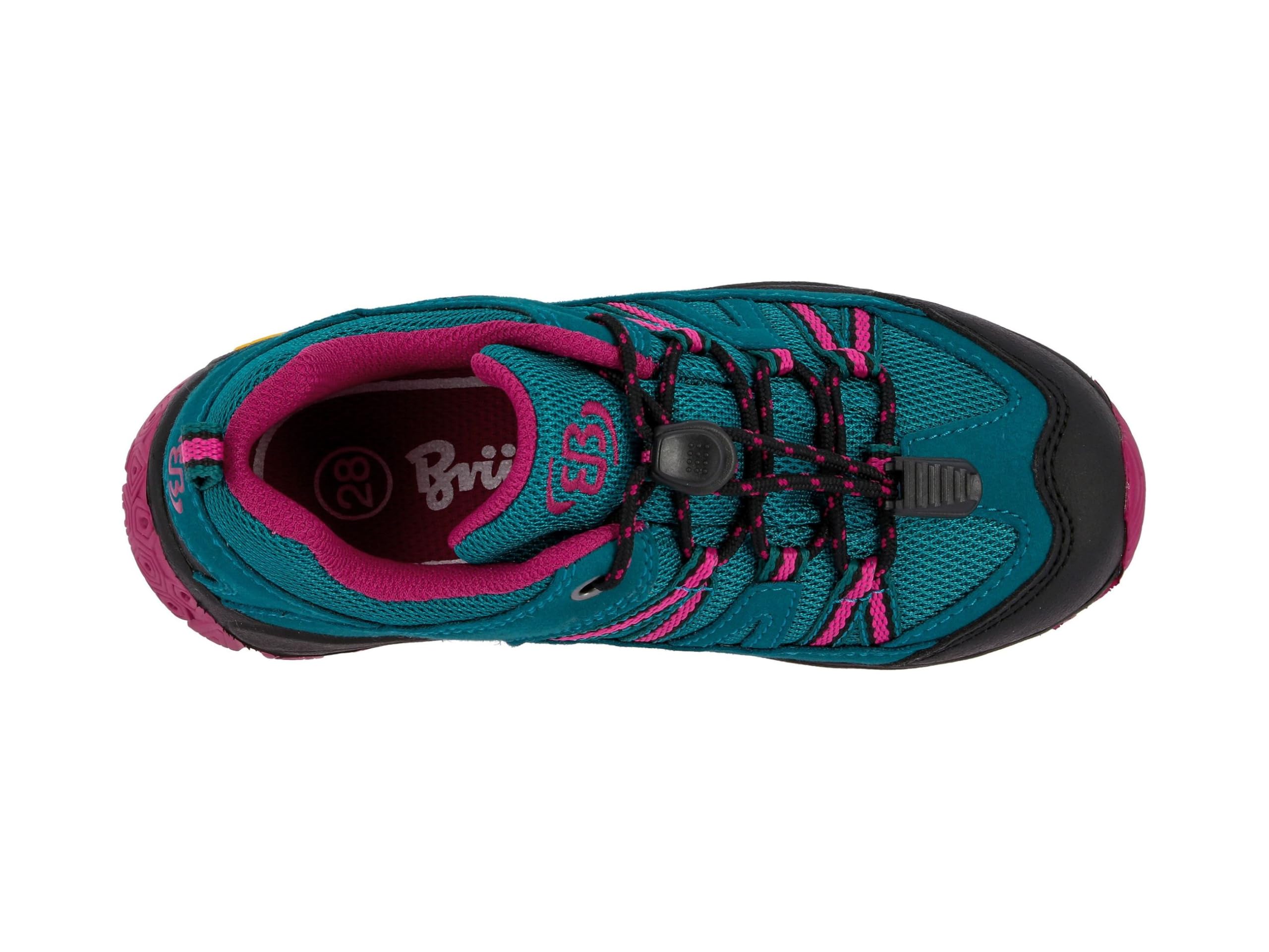 Brütting Zapatillas de Senderismo Unisex para niños Ohio Low Trekking & Senderismo, Turquesa Rosa., 28 EU