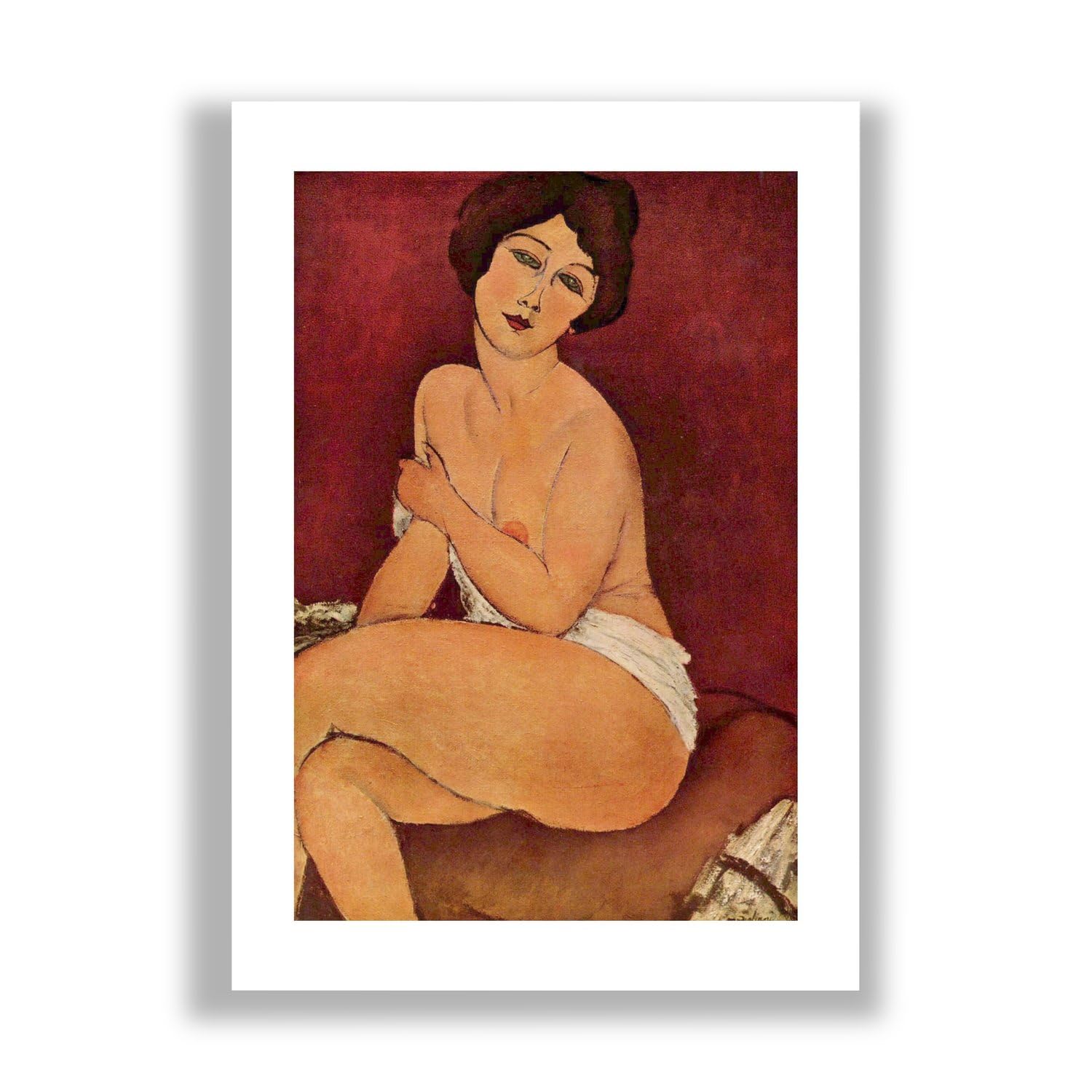 Nu feminin Modigliani impression d'archivage mate d'art medium - 7