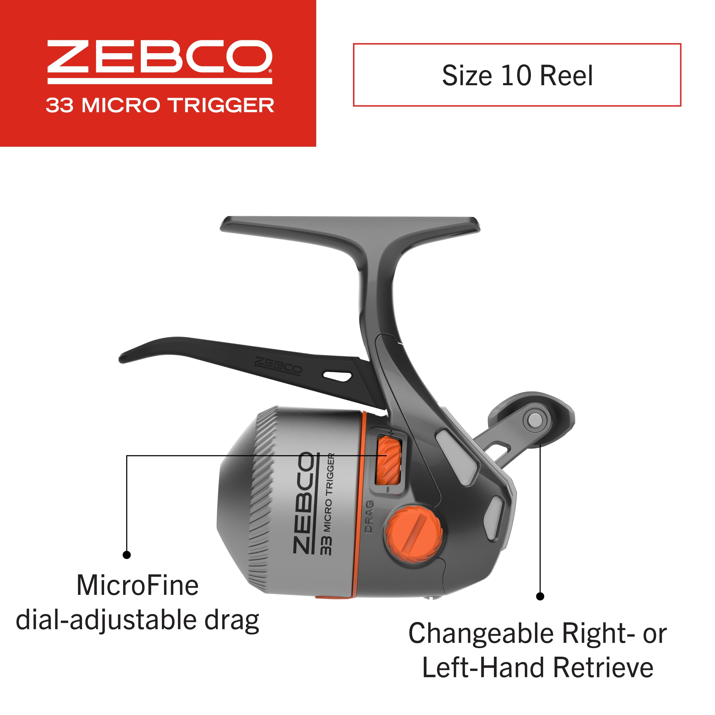 Amazon.com : Zebco 33 Micro Trigger Spincast Reel and Fishing Rod