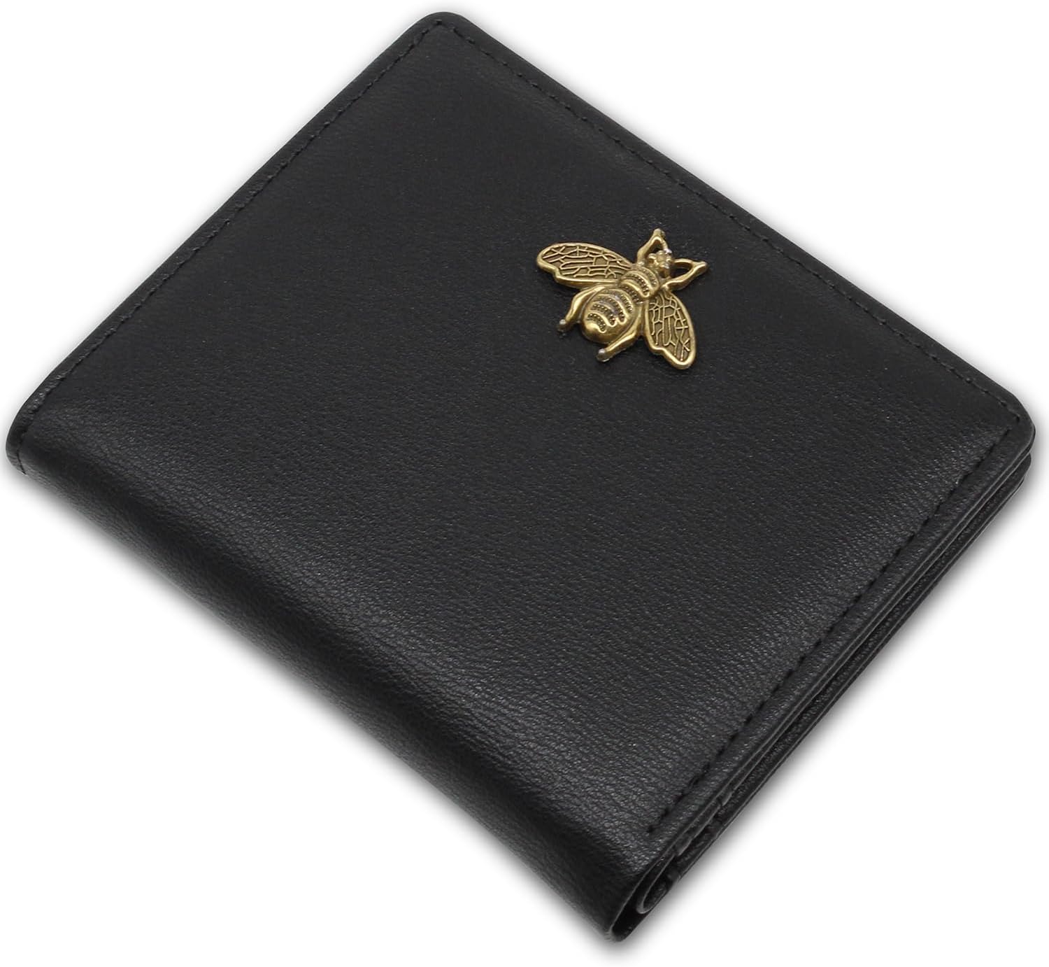 Small Women Wallet RFID Blocking Bifold Pocket Wallet Slim Compact Ladies Purse Mini Wallets For Women (Black)