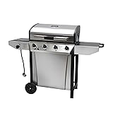 Thermos 480 4-Burner Liquid Propane Gas Grill With Side Burner