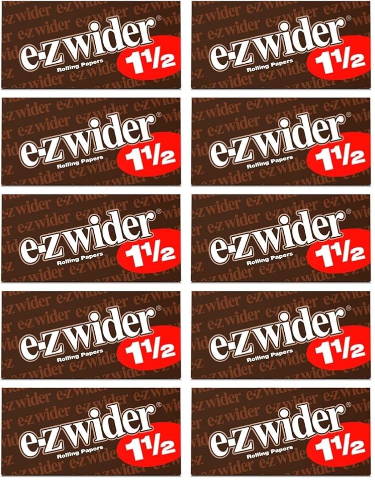 E-Z Wider - 1 1/2 Rolling Papers - 10 Packs with 24 Papers per Pack