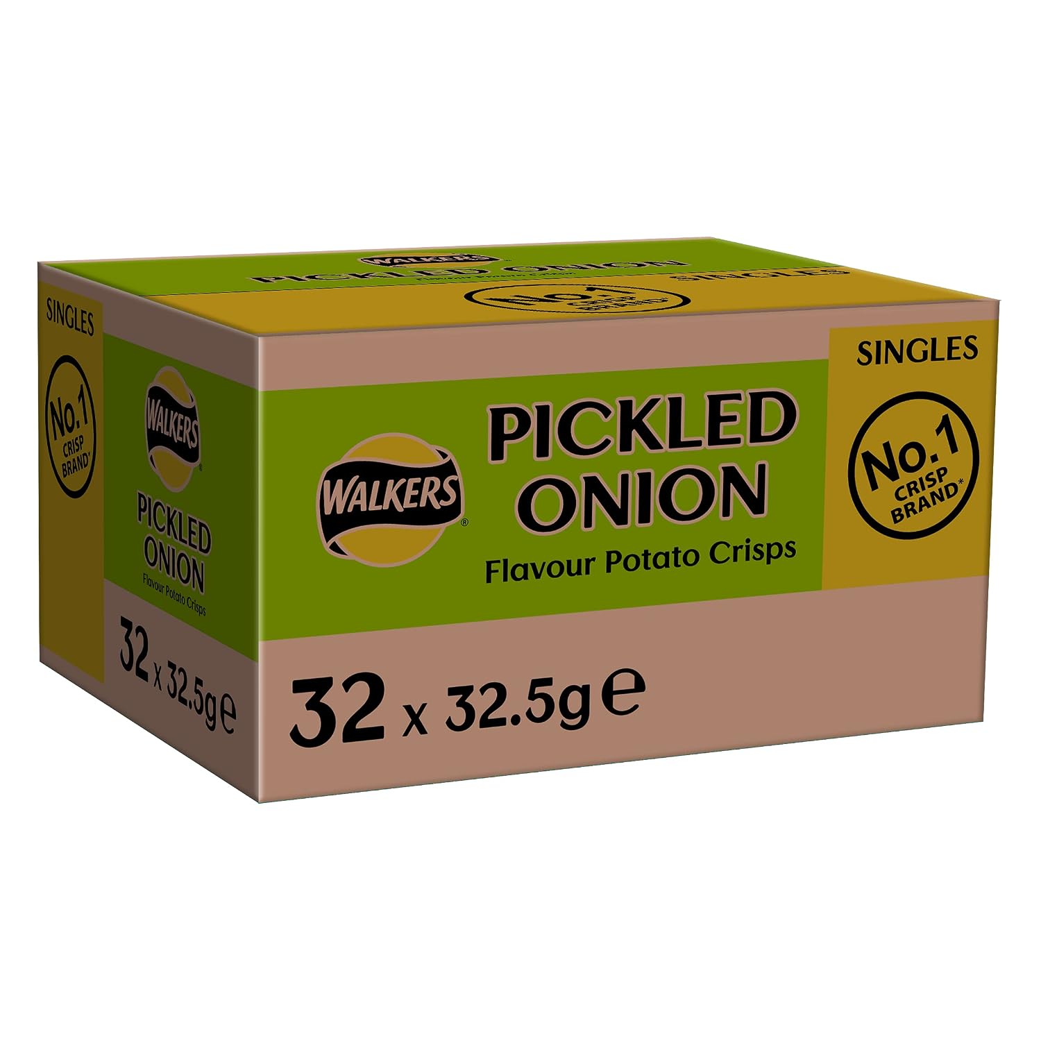 Walkers Crisps Pickled Onion x 32 1040g