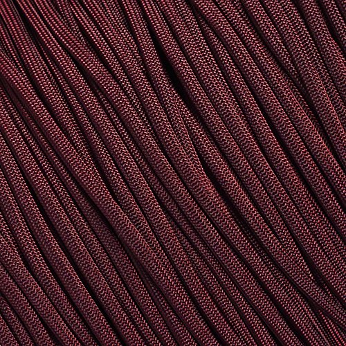 West Coast Paracord | Type III 550 LB Tensile Strength Nylon 7-Strand 4mm Diameter Paracord | 100 FT Hanks, Burgundy