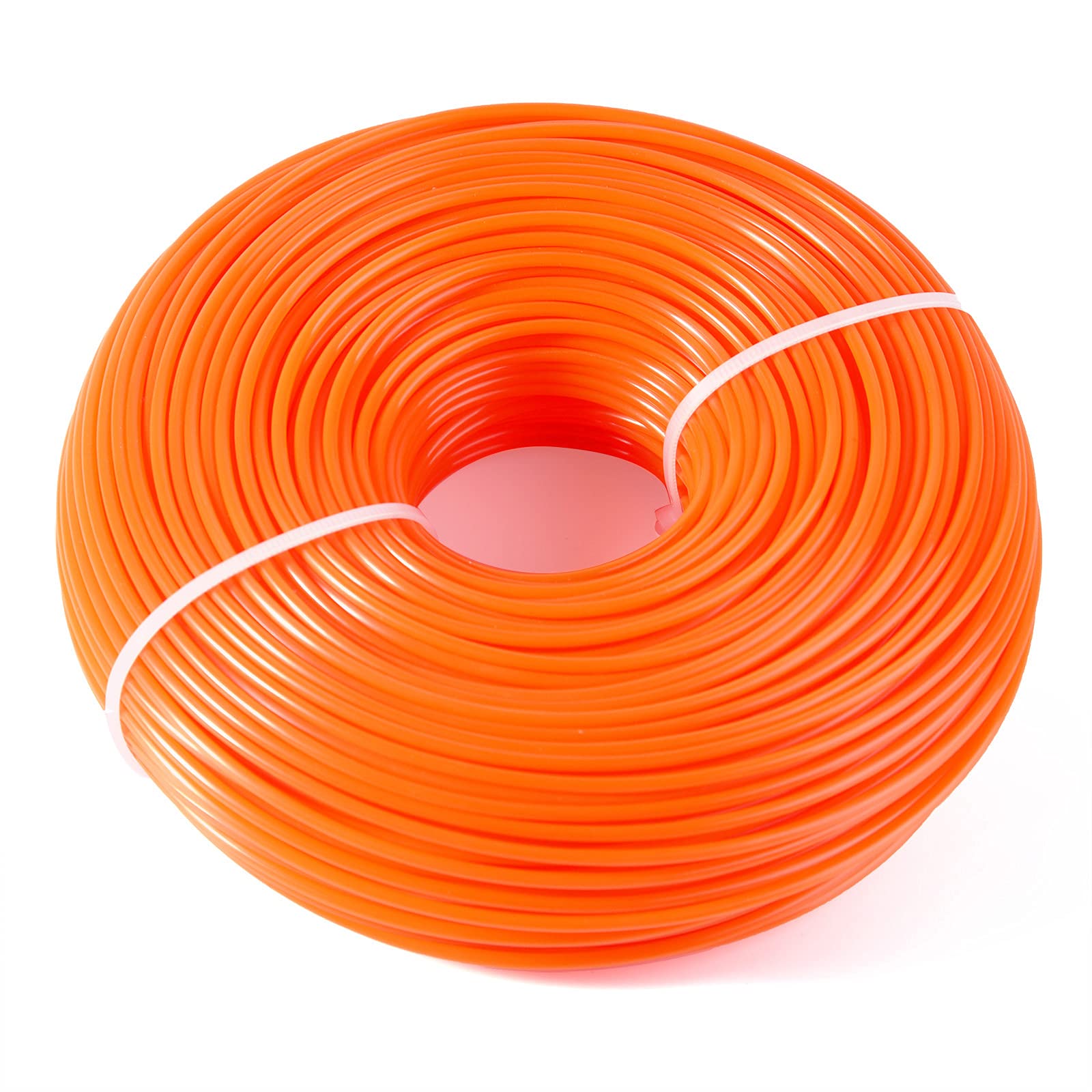 CHRORINE Hilo desbrozadora Nylon Redonda 2,4 mm x 100m, Hilo para desbrozadora de jardín