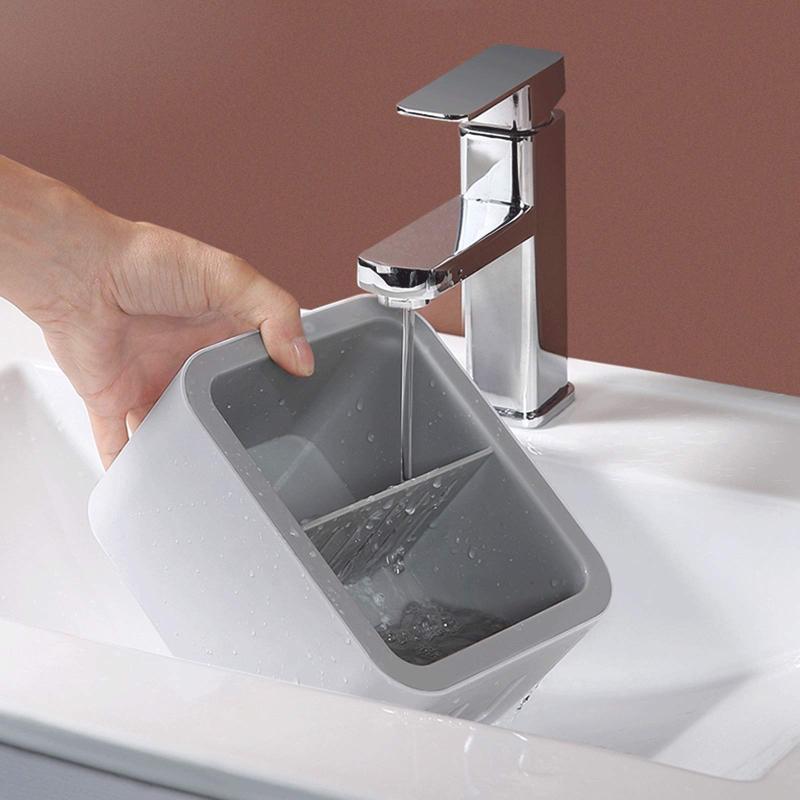 Jabonera/Jaboneras El plato de plástico montado en la pared puede ahorrar espacio, y el recipiente de jabón de múltiples capas en el baño se puede utilizar en familias, hoteles y dormitorios Bandeja d