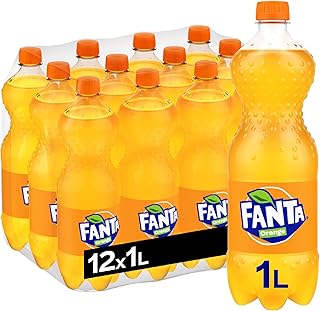 Fanta Bottle Orange, Pack of 12x1L