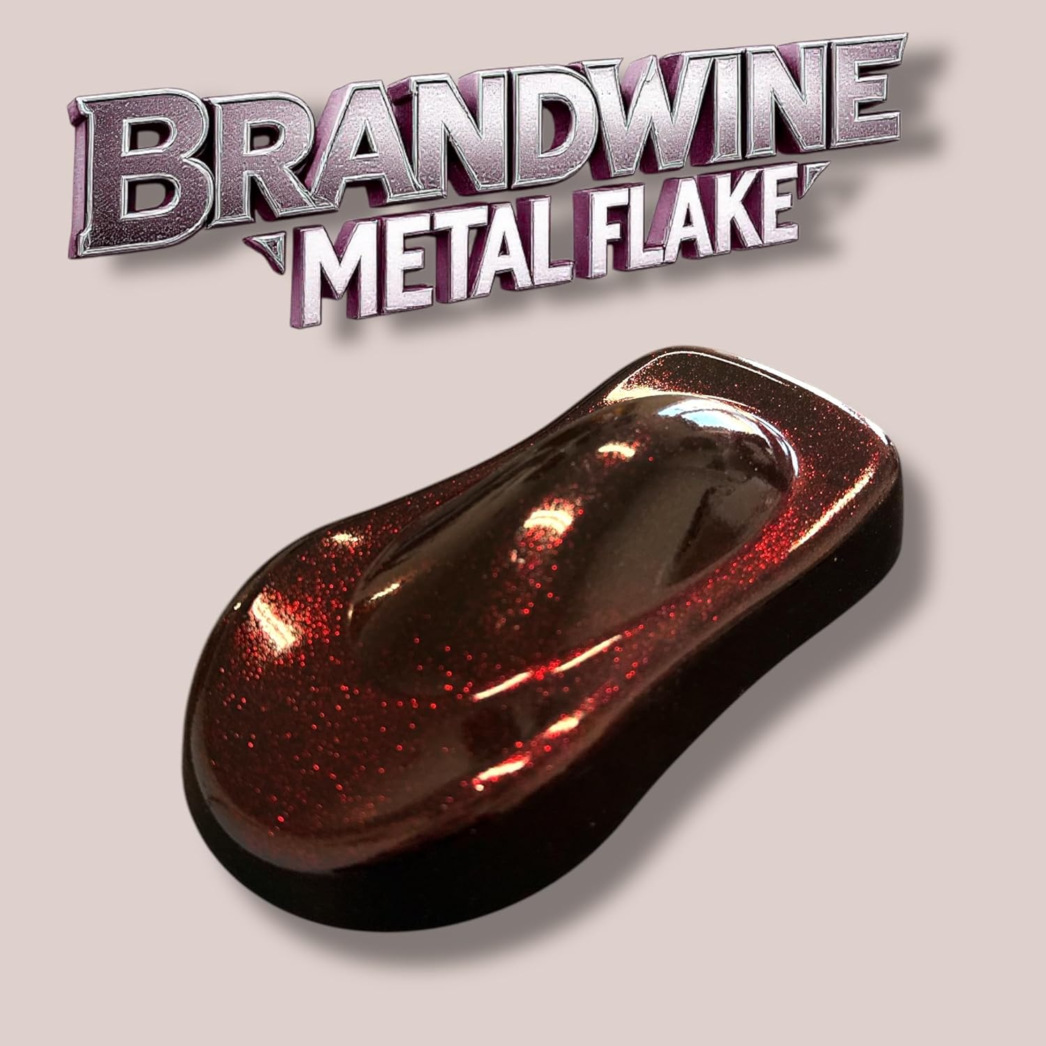 LiME LiNE Brandywine Metal Flake Automotive Basecoat- No Reducer Needed, Ready to Spray (1 Gallon)