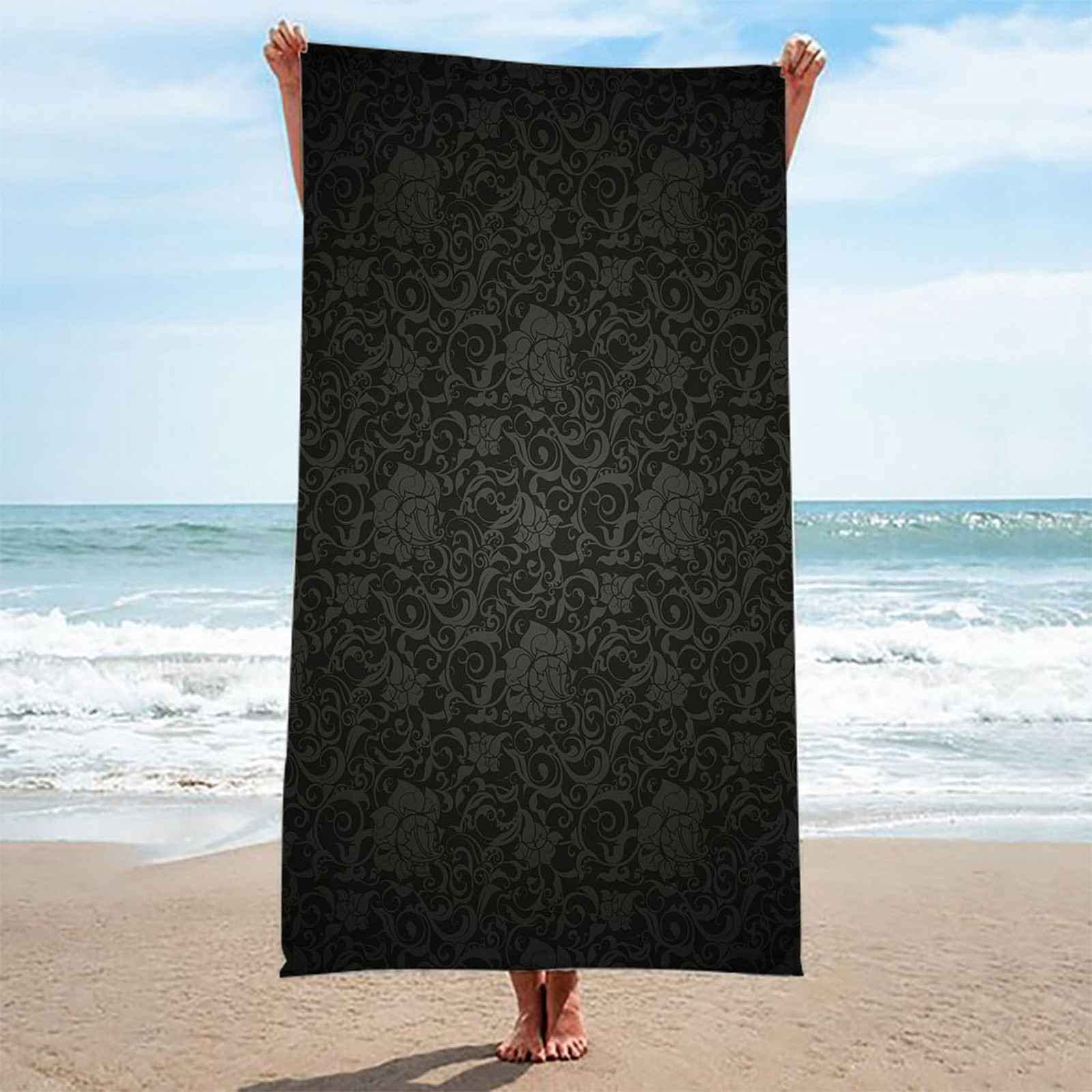Telo Da Mare 3D Arte Stampato Asciugamano Da Spiaggia 100x200cm Asciugamano Microfibra Grande Antisabbia Leggero Telo Mare Per Sport Piscina Viaggi In Famiglia Vacanze