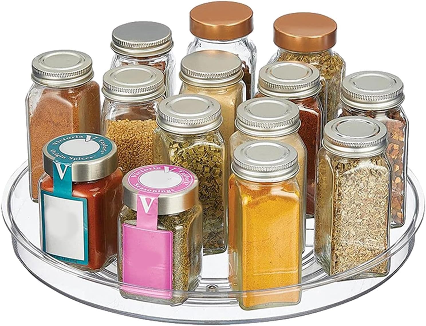 itrimaka Turntable Rack | Acrylic Turntable Rack for,Round Cupboard ...