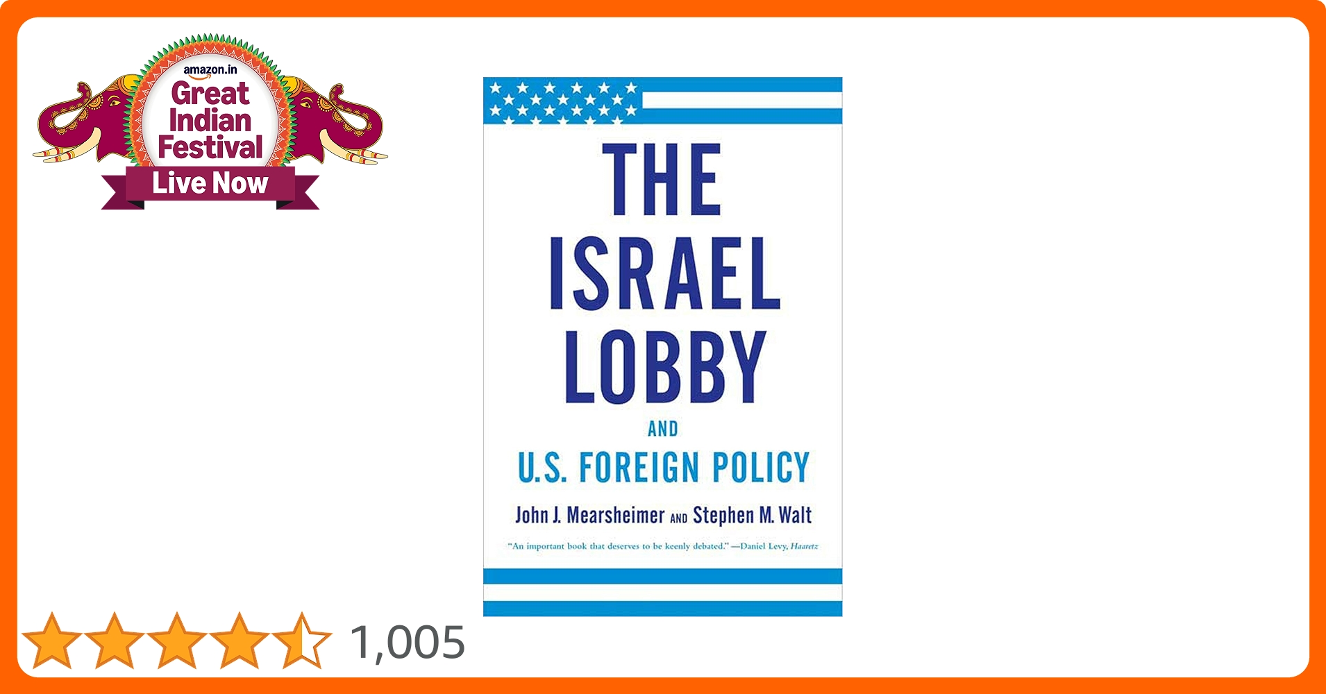 Buy The Israel Lobby and U.S. Foreign Policy Book Online at