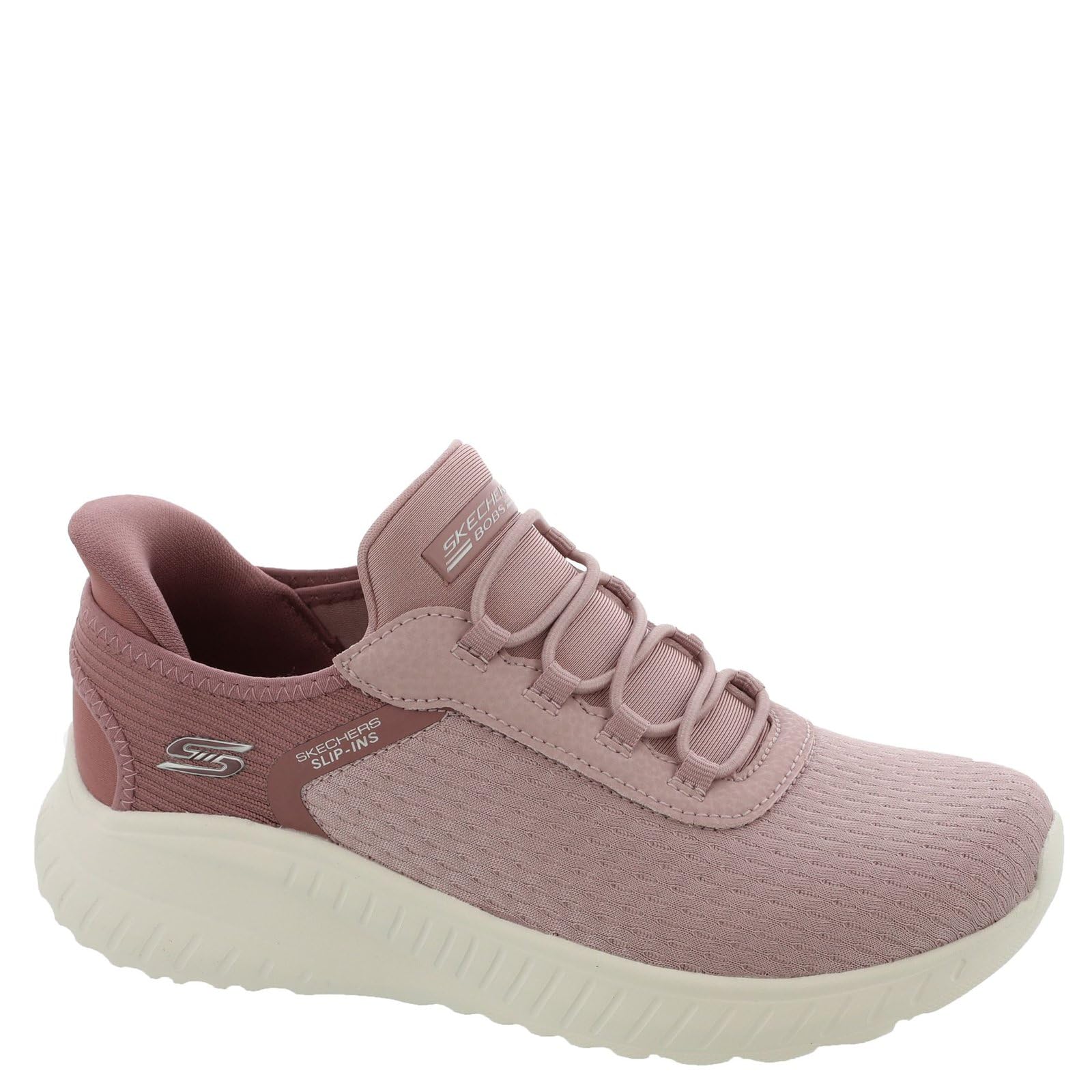 Skechers Damen Hands Free Slip Bobs Squad Chaos-in Color Sneaker, Blush, 43 EU Weit