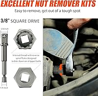 Vista 8 de Juego de 26 extractores de pernos y brocas izquierdas, extractor fácil para tornillo con juego de extractor de brocas inversas para tuercas dañadas