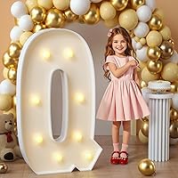 Vista 30 de imprsv Letras iluminadas de marquesina, letras de mosaico de 4 pies con luz para decoración de fiesta de graduación de baby shower, grande B