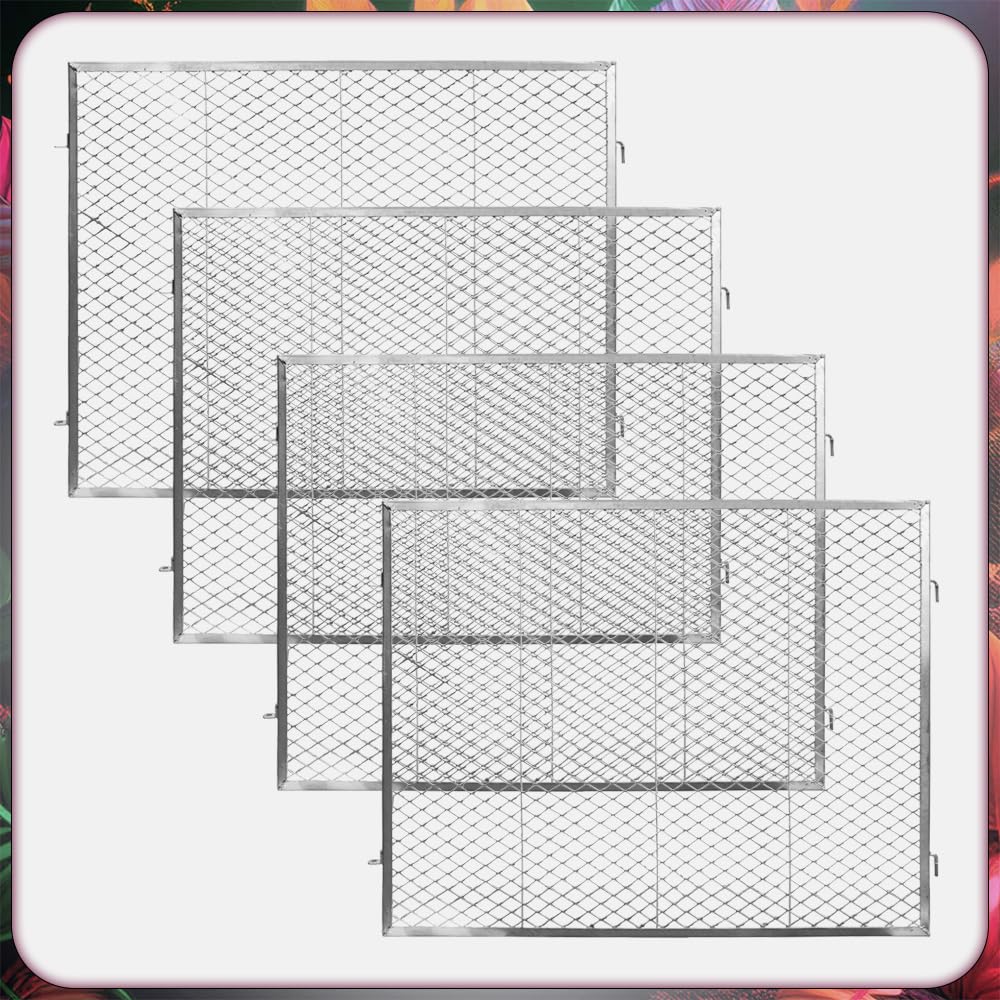 Kompostownik ze stali ocynkowanej, metalowy kompostownik, pojemnik na kompost, kratka kompostowa 100 x 100 x 80 cm, kratka ogrodowa, kompostownik