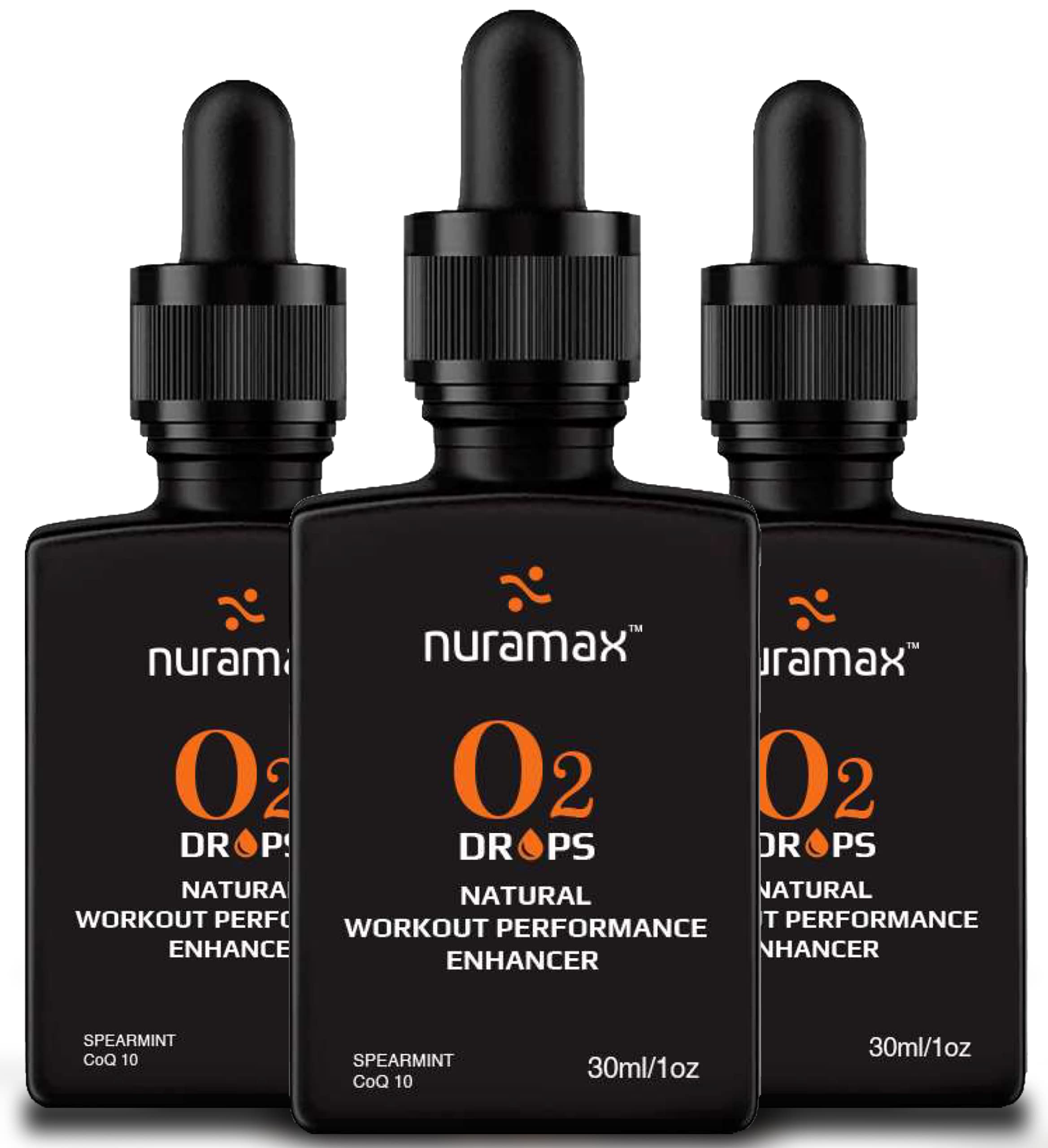 02 Drops, 30ml | Natural Pre Workout for Men| Stamina & Performance Booster | Coenzyme Q10 | MCT Oil from Coconut Oil | Immunity and Instant Energy