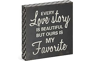 Barnyard Designs Decorative Wooden Plaque: Express Your Heartfelt Love Story