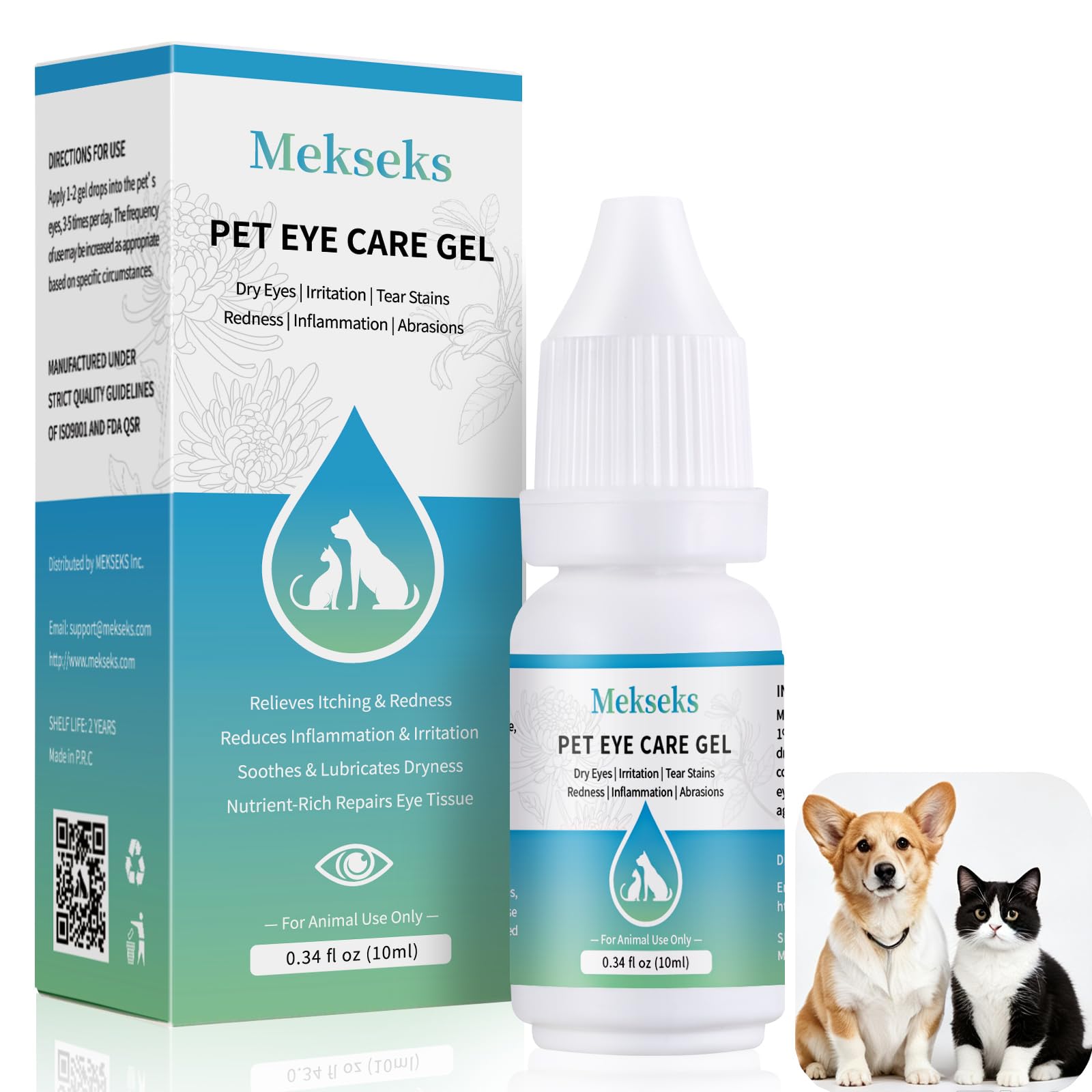Pet Eye Care Gel Drop for Dogs, Cats, 1% Hyaluronan Eye Drops, 0.34 oz — Amazon image 9