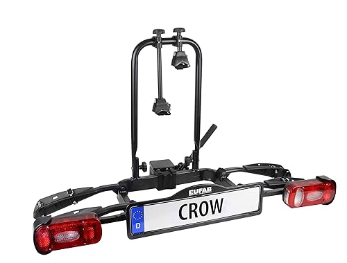 EUFAB Crow 11563 Porte-vélo, partiellement pré-monté, pour vélo électrique