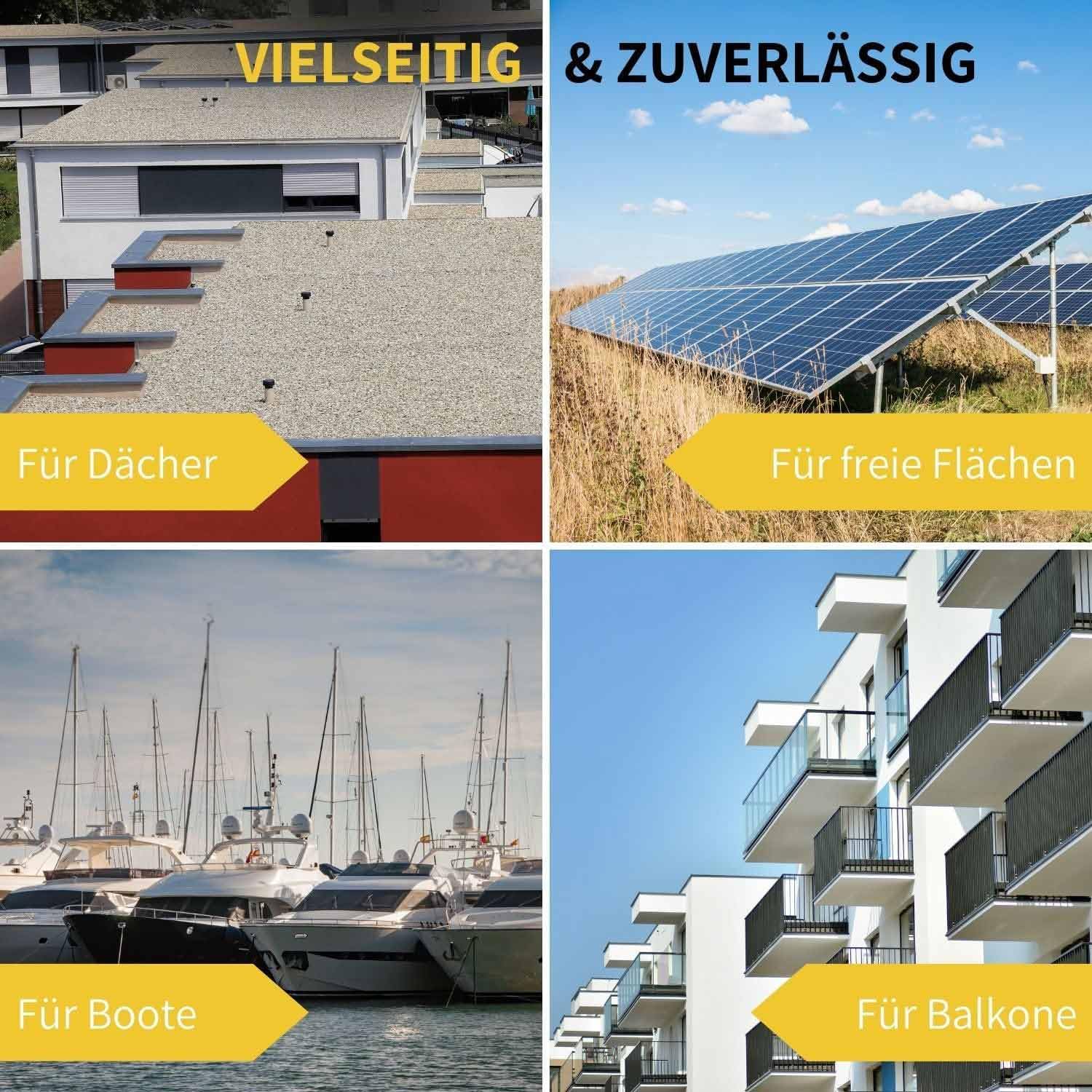 Avoltik 10x Dachfalzklemme zur Solarpanel Befestigung I Stehfalzklemme Photovoltaik aus Edelstahl 1.4301 I Klemme 45x52mm zur Solarmodul Dachbefestigung I Montageklemme zur Stehfalzdach-Montage