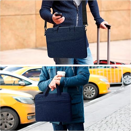 Miniatura 6 de JOOEER Funda protectora para laptop de 13 pulgadas para MacBook de 13 pulgadas, funda protectora de poliéster para laptop, bolsa de transporte con