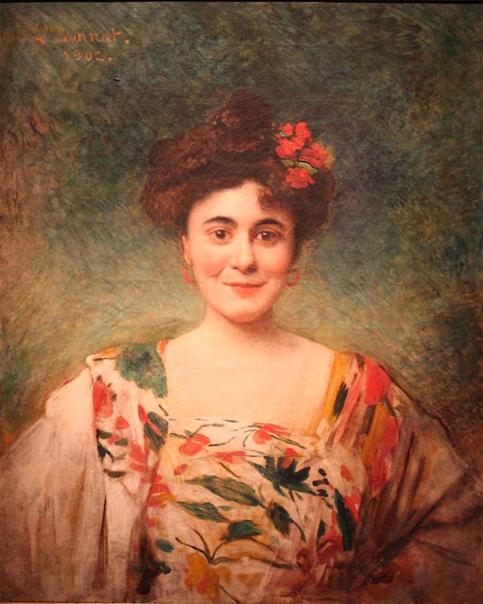 POSTERIIk Vintage Art Print Images Pictures Print Portrait of Madame Dotézac by Leon Bonnat Modern Colour Posters for Office Home Decor 60x90cm