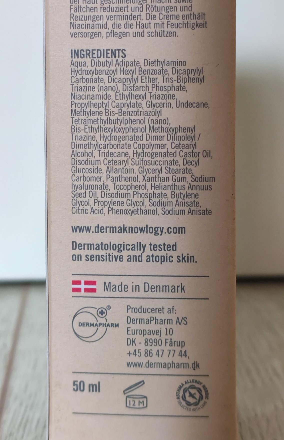 DermaKnowlogy Face Sun Lotion SPF 50 50 ml