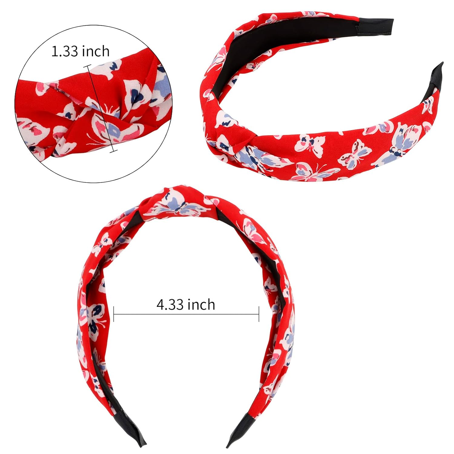 VELSCRUN 12 Pack Flower Headbands for Women, Multiple Colors, One Size Fits All Fabric, Wide Application, Ideal Gift - Image 7