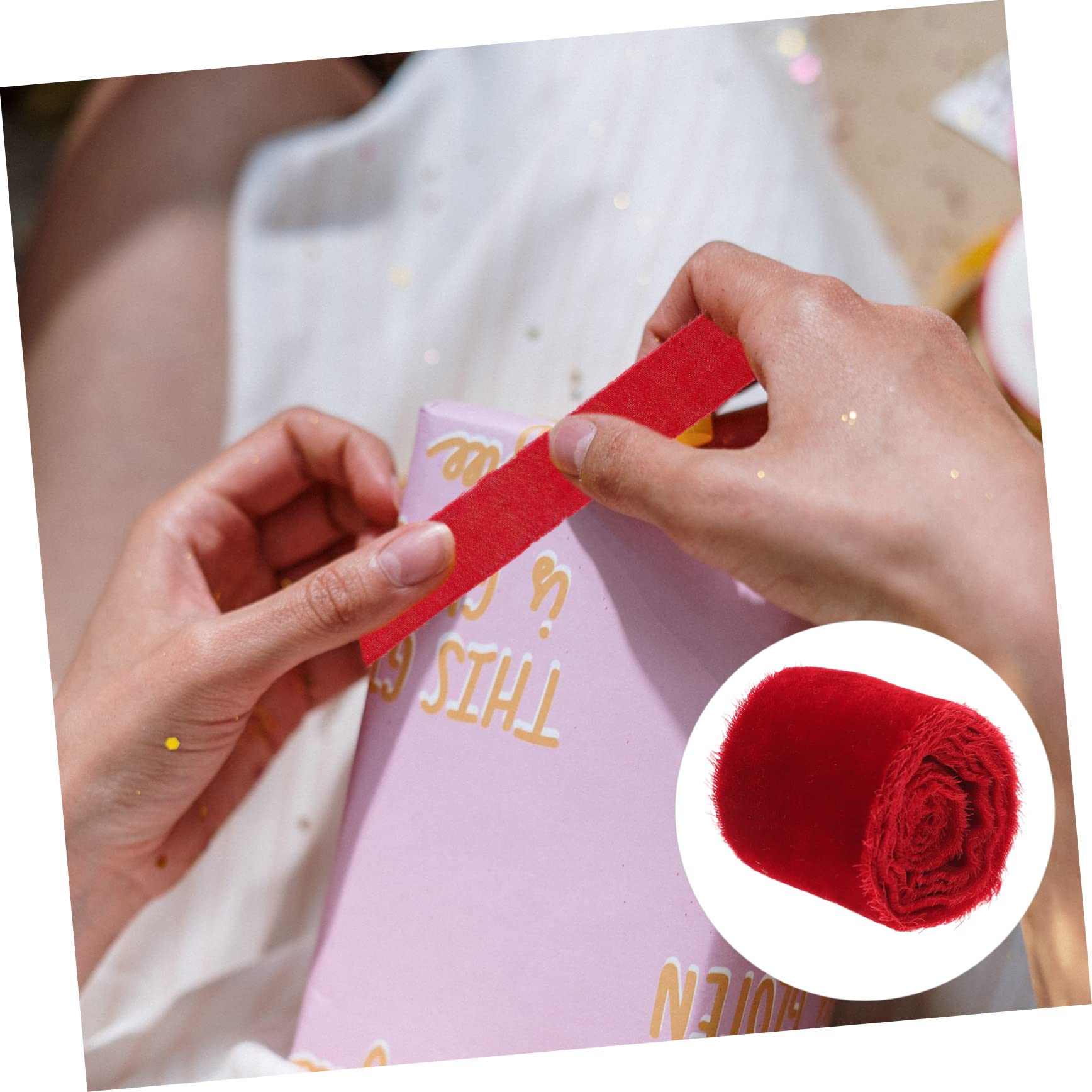 ifundom 9 Rollen Samtband Reißen Hutband Dekoratives Hochzeitsband Hochzeits-diy-band Weihnachts-ripsbänder Diy-bänder Blumenverpackungsband Ballonband Polyester Wickelband Braut Strauß