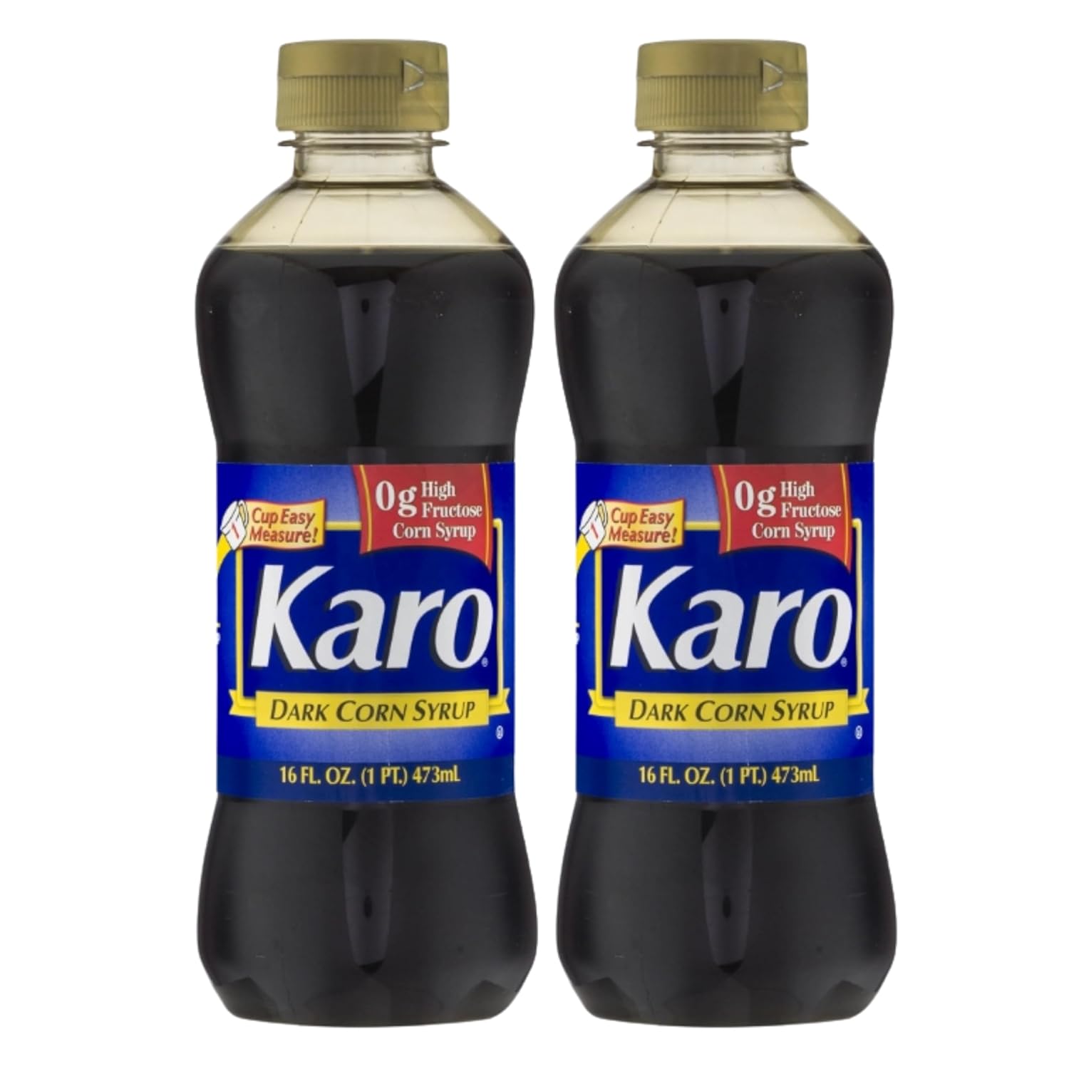 Karo Dark Corn Syrup 16 oz Pack of 2 - Classic Baking Essential for Pies & Candies
