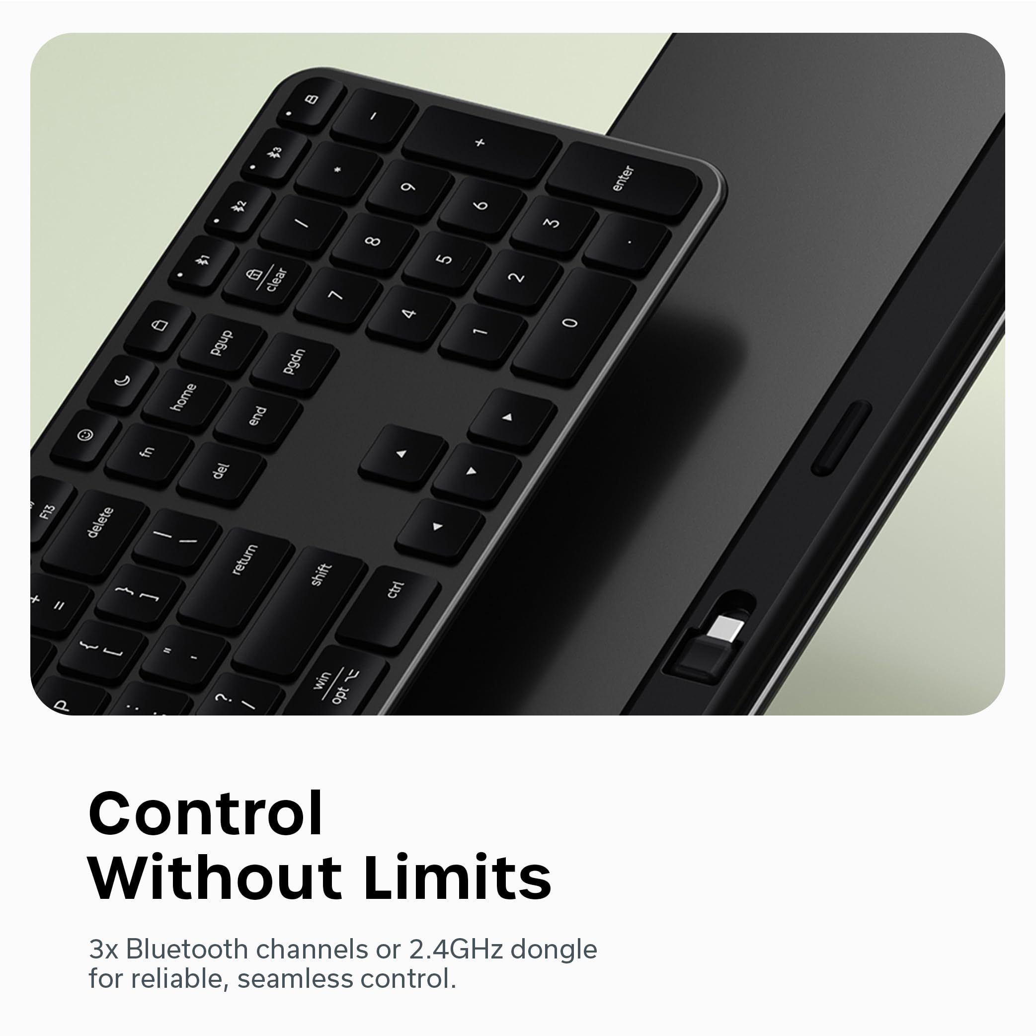 satechi slim EX3 ほぼ新品 キーボード US Amazon.com: Satechi Slim EX3 Wireless Keyboard, Full-Size Keyboard