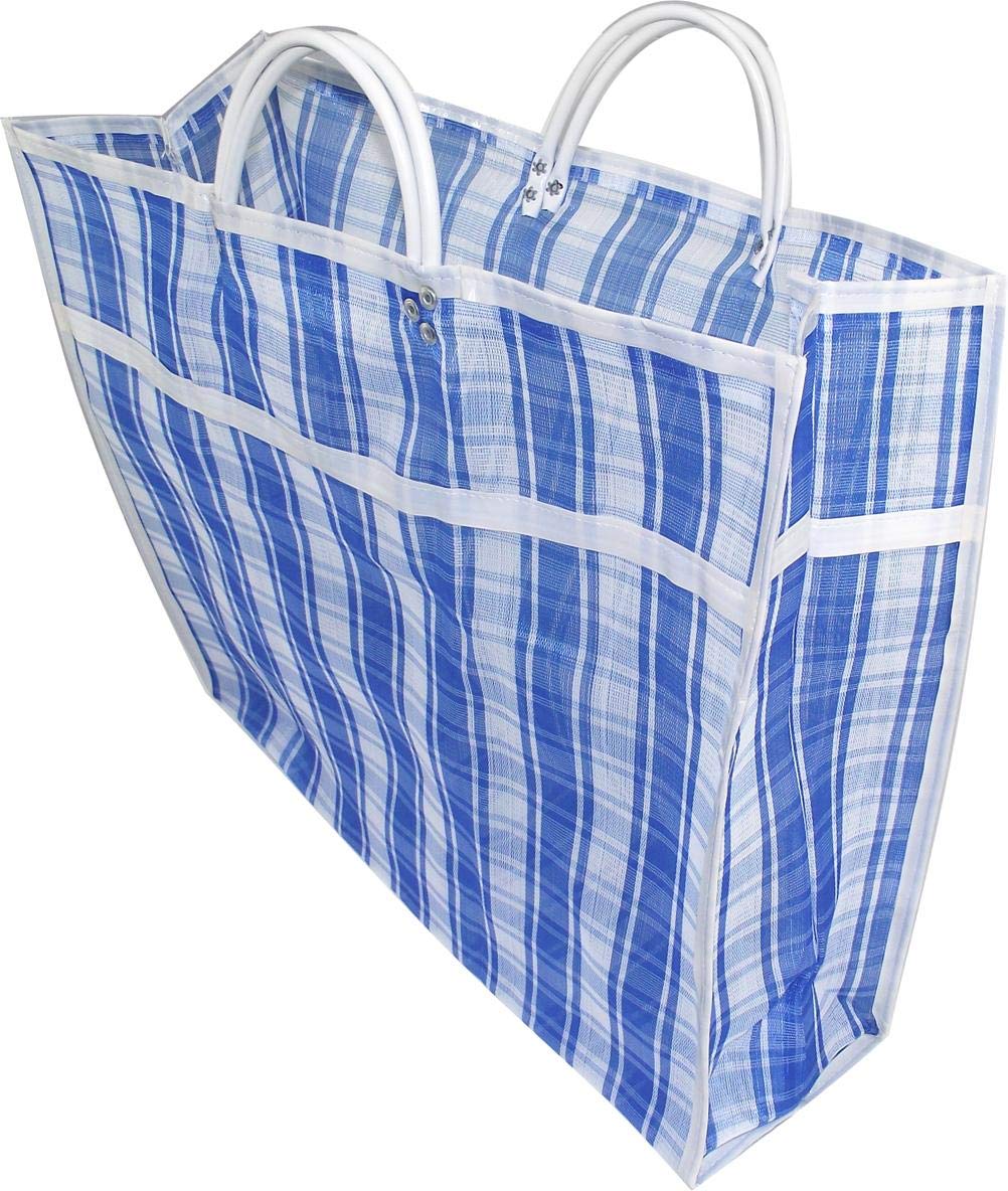 Pack of 3 Gusseted Mercado Bags - Reusable Grocery Bag (High thread mesh)